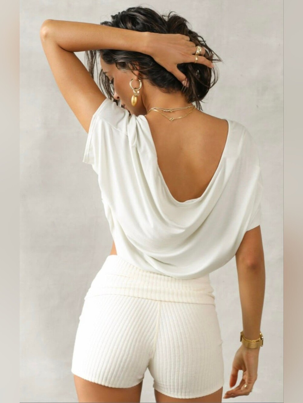 Joah Brown Relaxed Off-Shoulder Crop In Onyx Black | RARE | S/M - Picture 12 of 12